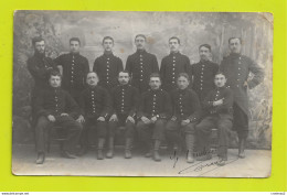 Carte Photo Militaire Francis PARIS Service Intendance St Mandé Et Un Groupe De Collègues VOIR DOS Photo Molyn Vincennes - Saint Mande