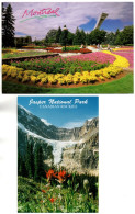 Lot De 2 CP. CANADA. Montréal: Le Jardin Botanique De Montéréal; Alberta: Jasper National Park. - Jasper