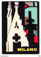 Milano - Cartolina Disegnata Da M. Nizzoli Per L'E.P.T. Nel 1954 - 1946-60: Poststempel