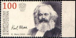 Kyrgyzstan (KEP) 2018 "200th Anniversary Of K. Marx" 1v Quality:100% - Kyrgyzstan