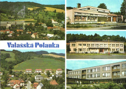 VALASSKA POLANKA, MULTIPLE VIEWS, ARCHITECTURE, CAR, CZECH REPUBLIC, POSTCARD - Tchéquie
