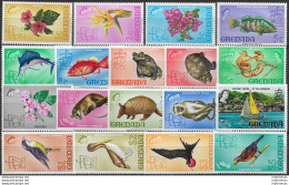 1968 Grenada Flora And Fauna 18v. MNH SG. N. 306/321 - Other & Unclassified