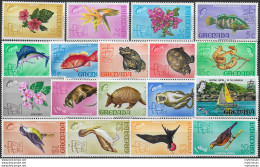 1968 Grenada Flora And Fauna 18v. MNH SG. N. 306/321 - Sonstige & Ohne Zuordnung