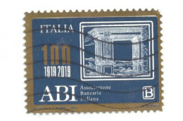 (REPUBBLICA ITALIANA) 2019, ASSOCIAZIONE BANCARIA ITALIANA, ABI - Serie Di 1 Francobollo Usato - 2011-20: Used