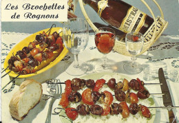 *CPM - Les Brochettes De Rognons - Recette Au Verso - Recettes (cuisine)
