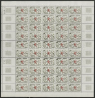 N° 1705 90 Ct J. O. De SAPPORO En 1972 Feuille De 50 Ex. Neufs ** MNH Vendue à La Valeur Faciale TB Voir Suite - Full Sheets