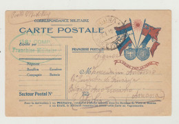 FRANCHIGIA MILITARE ESTERA - VIAGGIATA NEL 1918 VERSO ITALIA WW1 - Portofreiheit