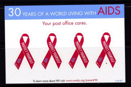 United Nations ONU New York 2011 30 Years Of A World Living With AIDS Mnh - Nuovi