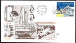 US Space Cover 1981. Columbia STS-2 Rollover To Vandenberg AB - Estados Unidos
