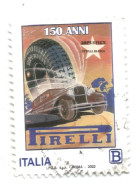 (REPUBBLICA ITALIANA) 2022, PIRELLI - Serie Di 1 Francobollo Usato - 2021-...: Afgestempeld