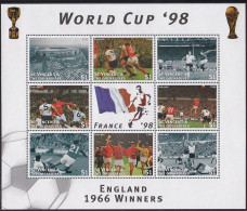 St Vincent - 1998 - Word Cup 1998 - France, England 1996 Winners - Yv 3169/76 - 1998 – Frankrijk