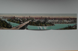Cpa Triple 42,5x9 Couleur 1909 Munchen Panorama Vom Maximilianeum - MAY01 - Muenchen