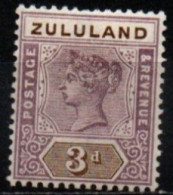 ZULULAND 1894-6 * - Zululand (1888-1902)