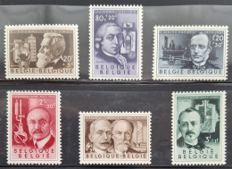 België 1955 (Uitvinders/Inventeurs)  973-978  */MH - Nuovi