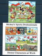St Vincent - 1996 - Disney: Mickey's Sports Professionals - Yv 2743/51 + Bf 324 - Disney