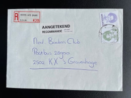 NETHERLANDS 1996 REGISTERED LETTER KOOG AAN DE ZAAN TO 'S GRAVENHAGE 01-11-1996 NEDERLAND AANGETEKEND - Cartas & Documentos