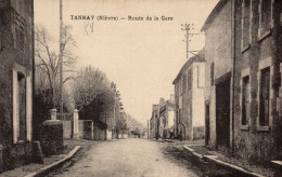58 , Cpa  TANNAY , Route De La Gare (04391.S2) - Tannay