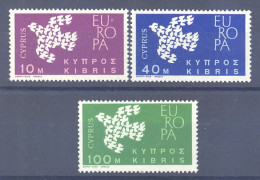 Chipre  189/191 ** MNH. 1962 - Unused Stamps