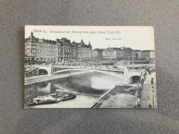Wien Donaukanal Mit Marienbrucke Gegen Franz Josefs-Kai Carte Postale Postcard - Other & Unclassified