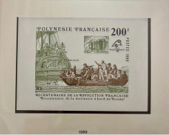 POLYNÉSIE FRANCAISE 1989 Philexfrance Bloc 1v Neuf MNH ** YT BF15 Mi Bl 15 FRENCH POLYNESIA FRANZOSISCH POLYNESIEN - Ongebruikt