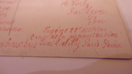 WWI 75 XVI EME 2 RUE DE LA MANUTENTION QUAI DE BILLY PARIS 22 EME SECTION  MILITAIRE EN TENUE  FUSIL UNIFORME - Distretto: 16