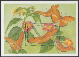 St Vincent - 1992 - Insects: Butterflies - Yv Bf 176 - Papillons