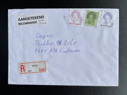 NETHERLANDS 1996 REGISTERED LETTER MADE TO EINDHOVEN 22-11-1996 NEDERLAND AANGETEKEND - Covers & Documents