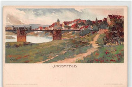 39102831 - Jagstfeld, Lithographie. Teilansicht Mit Bruecke Ungelaufen  Kleiner Knick Unten Links, Sonst Gut Erhalten - Heilbronn