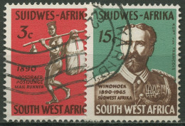 Südwestafrika 1965 25 Jahre Gründung Von Windhuk 325/26 Gestempelt - Africa Del Sud-Ovest (1923-1990)