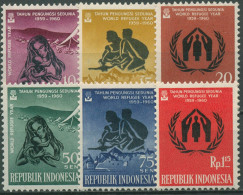 Indonesien 1960 Weltflüchtlingsjahr 263/68 Postfrisch - Indonésie