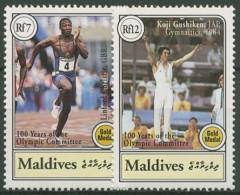 Malediven 1994 100 Jahre Int. Olympisches Komitee IOC 2243/44 Postfrisch - Maldive (1965-...)