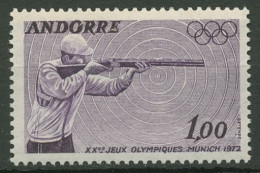 Andorra (frz.) 1972 Olympia Sportschütze 241 Postfrisch - Ongebruikt