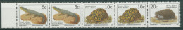 Südafrika 1993 Bedrohte Tiere Zusammendruckstreifen WZ 3 Postfrisch (C25171) - Unused Stamps