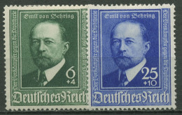 Deutsches Reich 1940 Emil Von Behring 760/61 Mit Falz - Ungebraucht