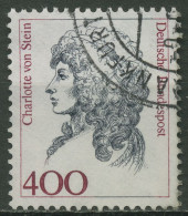 Bund 1992 Deutsche Frauen Charlotte Von Stein 1582 Gestempelt - Usati