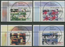 Bund 1998 Sporthilfe Fußball Olympia 1968/71 Ecke 1 TOP-ESST Berlin (E2851) - Used Stamps