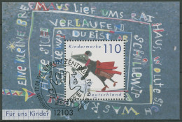 Bund 1999 Für Uns Kinder Maus Brief Block 51 ESST Berlin Gestempelt (C98804) - Sonstige & Ohne Zuordnung