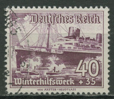 Deutsches Reich 1937 Winterhilfswerk WHW Schiffe 659 Gestempelt - Gebruikt