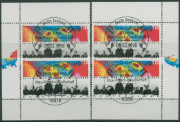 Bund 1998 Max-Planck-Gesellschaft 1973 Alle 4 Ecken TOP-ESST Berlin (E2861) - Used Stamps