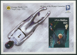 Malediven 1994 100 Jahre IOC: Georg Hackel Block 318 Postfrisch (C6991) - Maldives (1965-...)