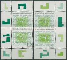 Bund 1998 Landfrauenverband 1988 Alle 4 Ecken Postfrisch (E2891) - Unused Stamps