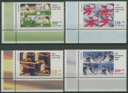 Bund 1998 Sporthilfe Fußball Olympia Rudern 1968/71 Ecke 3 Postfrisch (E2847) - Unused Stamps