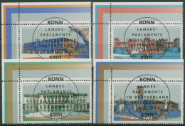 Bund 1998 Landesparlamente 1974/77 Ecke 1 Mit TOP-ESST Bonn (E2867) - Used Stamps