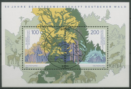 Bund 1997 Naturschutz Der Wald Block 38 ESST Bonn Gestempelt (C98740) - Sonstige & Ohne Zuordnung