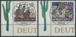 Bund 1998 Weihnachten Zeichnungen 2023/24 Ecke 3 Mit TOP-ESST Bonn (E2972) - Used Stamps