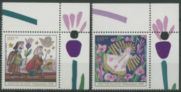 Bund 1998 Weihnachten Zeichnungen 2023/24 Ecke 2 Postfrisch (E2965) - Unused Stamps