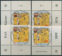 Bund 1999 Erich Kästner 2035 Alle 4 Ecken Mit TOP-ESST Berlin (E3008) - Used Stamps