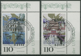 Bund 1998 UNESCO Würzburg Residenz, Tempel 2007/08 Ecke 2 TOP-ESST Bonn (E2928) - Used Stamps