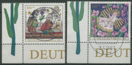 Bund 1998 Weihnachten Zeichnungen 2023/24 Ecke 3 Gestempelt (E2971) - Used Stamps