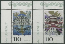 Bund 1998 UNESCO Würzburger Residenz, Tempel 2007/08 Ecke 1 TOP-Stempel (E2923) - Used Stamps